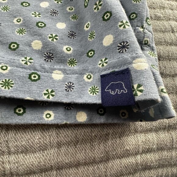 Onward Reserve Performance Polo Mens L Blue Pattern Geometric Golf Short Sleeve - Picture 7 of 9